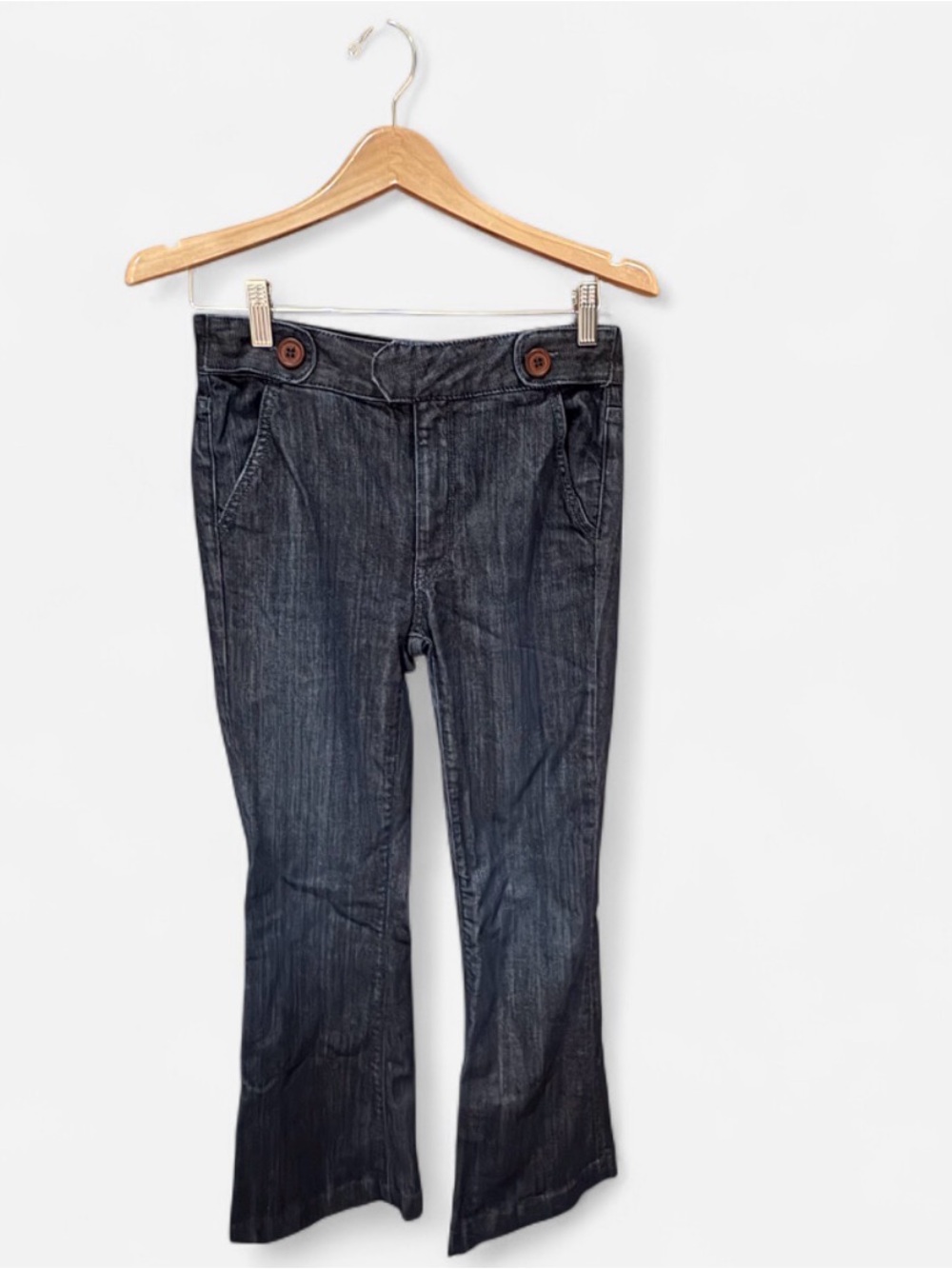 Anlo vintage dark wash bootcut/flare jeans, size 27